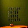 A variety of metal zipper pull display boards, fashionable accessory storage and organization tools details Picture